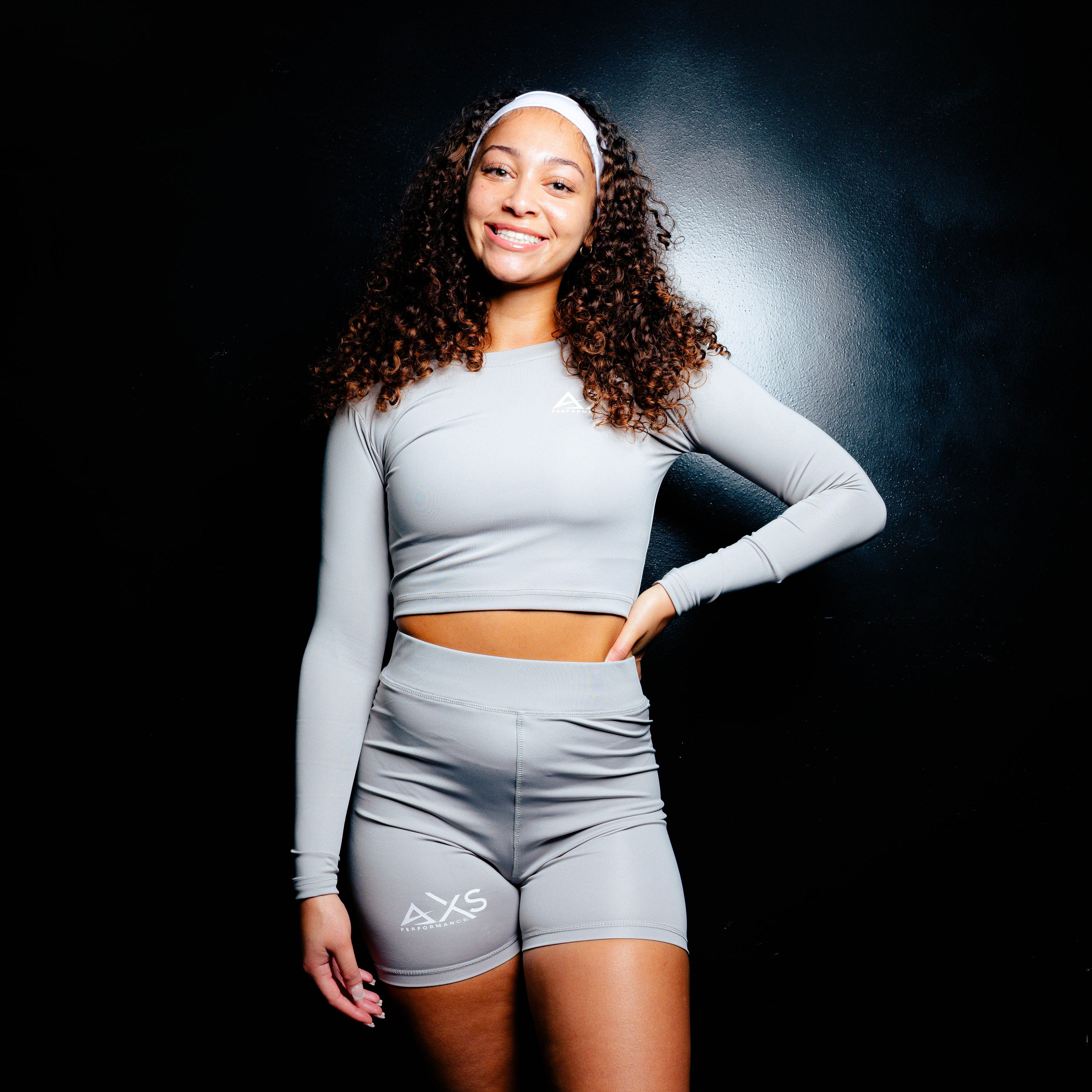 AXS Women's Crop Long Sleeve Set