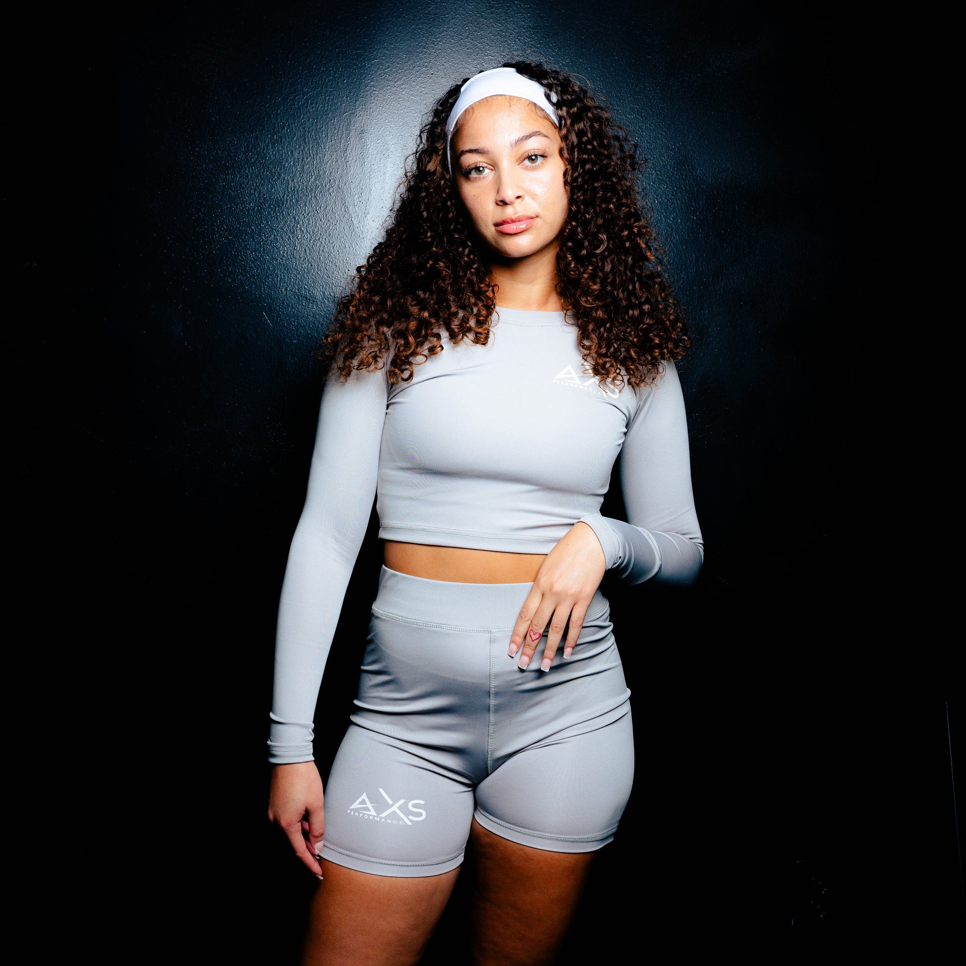 AXS Women's Crop Long Sleeve Set